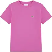 Lacoste 847025 Short Sleeve T-shirt Rose 7 Years Fille