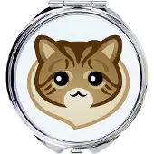 Art-Dog Miroirs de poche sibériens de la marque