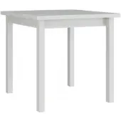 Mirjan 24 Table de cuisine 80x80 cm ARGYLE 9 – blanc