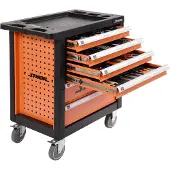 Sthor Servante d'atelier 901x770x458mm avec jeu d'outils de 302 pièces