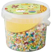 Toymax Midi Perles - 4000 pièces + 1 assiette dans un seau - Pâque - - UneTaille - Perles