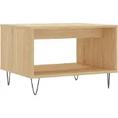 Syfax Table basse chêne sonoma 60x50x40 cm bois d'ingénierie
