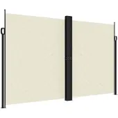 Syfax Auvent latéral rétractable Crème 200x1200 cm