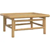 Syfax Table de jardin 65x55x30 cm bambou