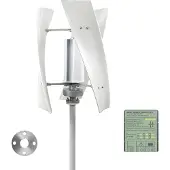 OEM Éolienne, axe vertical, fonctionnement silencieux, 24V avec MPPT