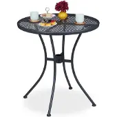 B2X Table de jardin avec trou pour parasol