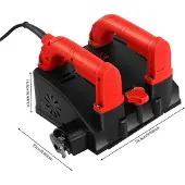 OEM Grattoir électrique mural, puissance 1200W, vitesse 3000 tr/min, rouge
