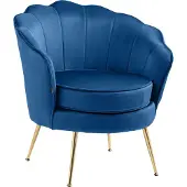 CLP Chaise Rosita en velours - crème