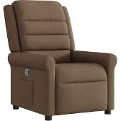 Syfax Fauteuil inclinable Marron Tissu