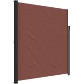 Syfax Auvent latéral rétractable marron 220x500 cm