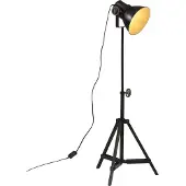 Syfax Lampadaire 25 W noir 35x35x65/95 cm E27