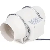 OEM Ventilateur d'extraction, débit d'air élevé, fonctionnement silencieux, blanc