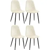 CLP 4x Chaise Giverny tissu - crème