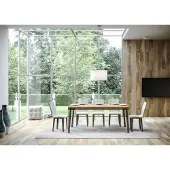 Itamoby - Table extensible 200/304x90 cm Rio chêne nature pieds anthracite