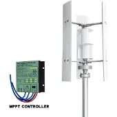 OEM Éolienne, haute efficacité, conception durable, contrôleur MPPT , 3000 W, 24 V