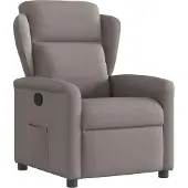 Syfax Fauteuil inclinable Taupe Tissu