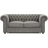Wintech Chesterfield Max Borneo – Canapé deux places convertible-Velluto 17-dark oak