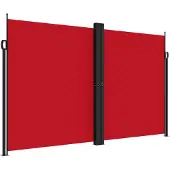 Syfax Auvent latéral rétractable Rouge 200x1200 cm