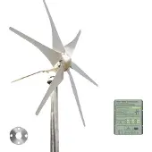 OEM Générateur à turbine éolienne, haute efficacité, fonctionnement silencieux, avechybride, 3000W, 12V