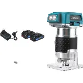 OEM Drillpro Tondeuse électrique, 6 vitesses, fonctionnement sans fil, deux batteries