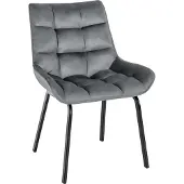 CLP Chaise Saranda en velours - marron