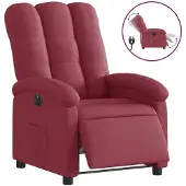 Sonstiges Fauteuil inclinable électrique Rouge bordeaux Tissu
