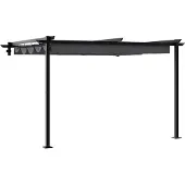 Syfax Pavillon 300 x 300 x 200 cm Anthracite Polyester