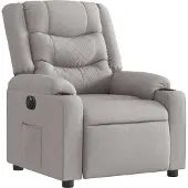Sonstiges Fauteuil inclinable électrique gris nuage tissu