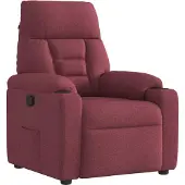 Syfax Fauteuil inclinable Rouge bordeaux Tissu