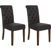 CLP lot de 2 chaises de salle à manger Lisburn