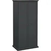 Tvilum Paris Armoire 2 portes Gris mat
