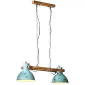 Syfax Lampe suspendue 25 W bleu délavé 85x28x109 cm E27
