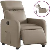 Sonstiges Fauteuil inclinable électrique Cappuccino Similicuir