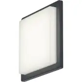 Rabalux 7204 Applique murale d'extérieur Ontario, 8 W, 4000 K, 730 lm, aluminium, blanc anthracite, blanc neutre, IP65, 18 x 18 cm