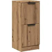 Syfax Buffet chêne artisanal 30x30x70 cm bois d'ingénierie