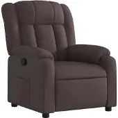 Sonstiges Fauteuil inclinable Marron foncé Tissu