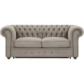 Wintech Chesterfield Max Borneo – Canapé deux places convertible-Velluto 3-dark oak