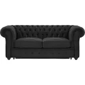 Wintech Chesterfield Max Borneo – Canapé deux places convertible-Velluto 20-black