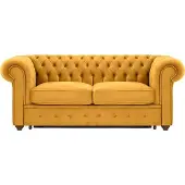 Wintech Chesterfield Max Borneo – Canapé deux places convertible-Velluto 8-dark oak