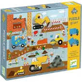 Djeco Puzzle - 17 Briques - Chantier de Construction - - UneTaille - Puzzle