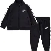 Nike Kids Full Zip With Logo Tap Set Noir 18 mois Garçons, Filles Noir 18 mois