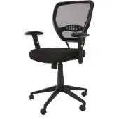 Mendler Chaise de bureau professionnelle Chicago tissu/textile