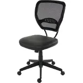 MCW Chaise de bureau professionnelle Chicago en similicuir