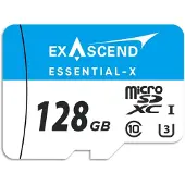 EXASCEND Essential-X Carte mémoire Micro-SD 128 Go