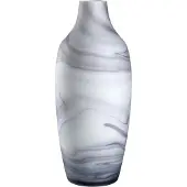 Leonardo Vase Poesia 40 cm, marbre gris (1x, 5.30 l)