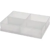 Raaco Kit de compartimentation 4pcs. transparent largeur 79 x profondeur 109 x hauteur 47mm pour art. -871325-871332 - 136471