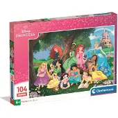 Clementoni - 104 pièces Super - Princesse Disney