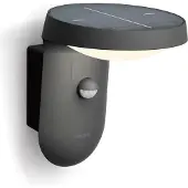 Philips Applique solaire LED 8719514476950 Tyla IP44 1,2W 255lm 4000K anthracite avec détecteur de mouvement