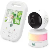 Vtech Niania vidéo LeapFrog, écran LCD 2,8 pouces, panoramique et inclinaison, portée de 12 heures, distance de 300 mètres