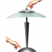 Unilux Lampe à abat-jour LED CRISTAL, argent